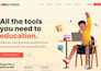 design kindergarten preschool website childcare daycare nanny seo elearning site